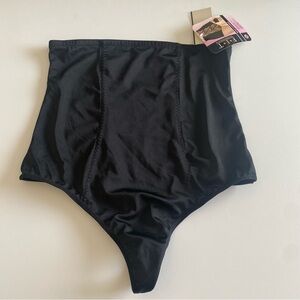 F.I.T. Total Control Thong  XL Black
